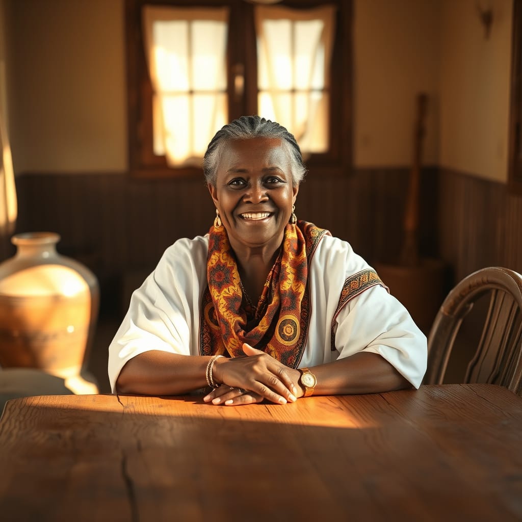 black smiling african woman01