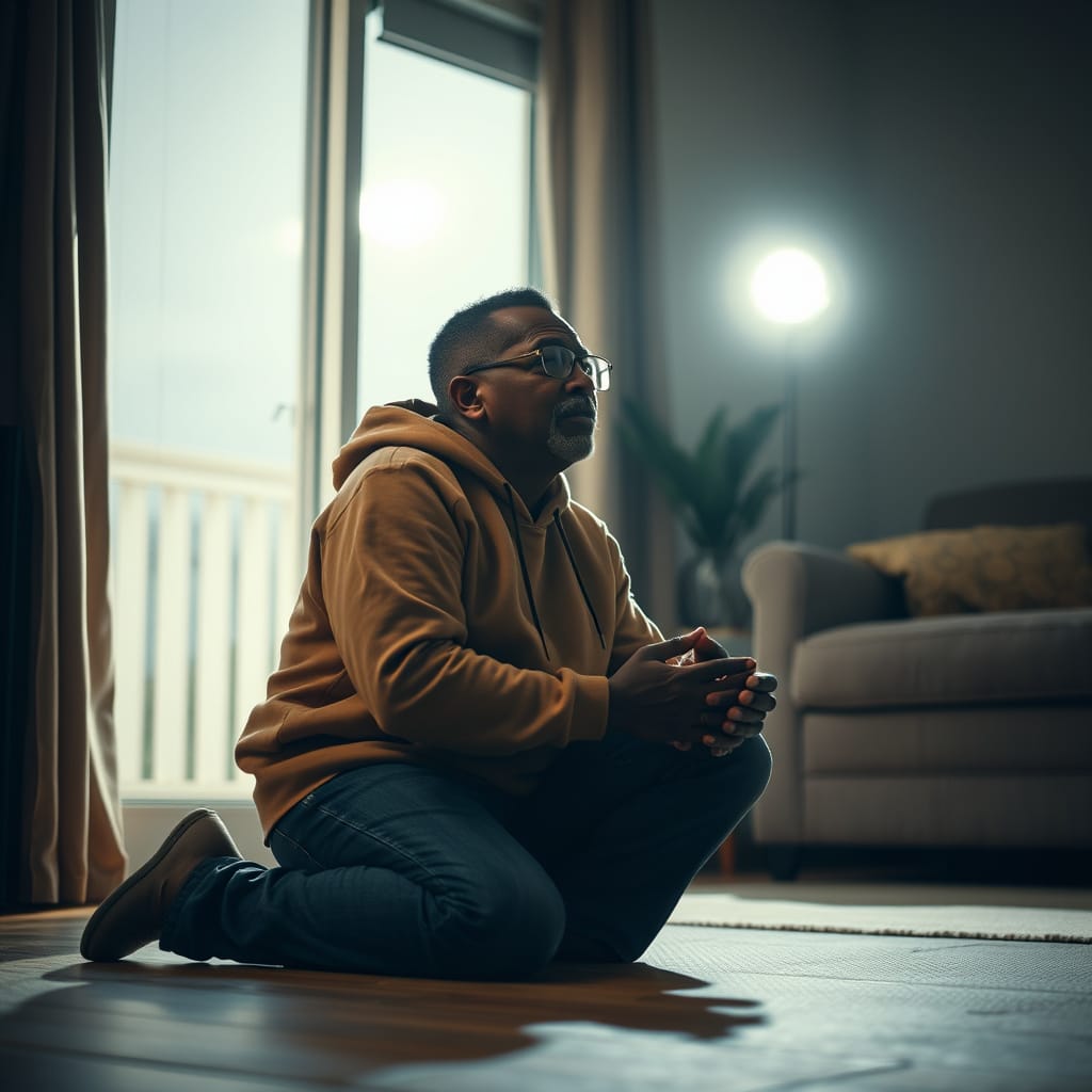 Black Man Praying Black Man Praying